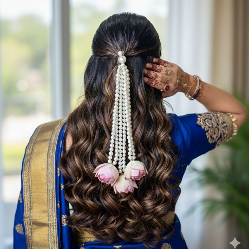Pearl Hair Accessory for Wedding & Festive Wear