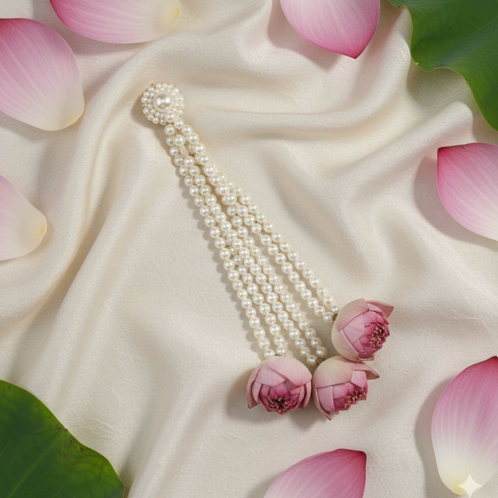 Pearl Hair Accessory for Wedding & Festive Wear
